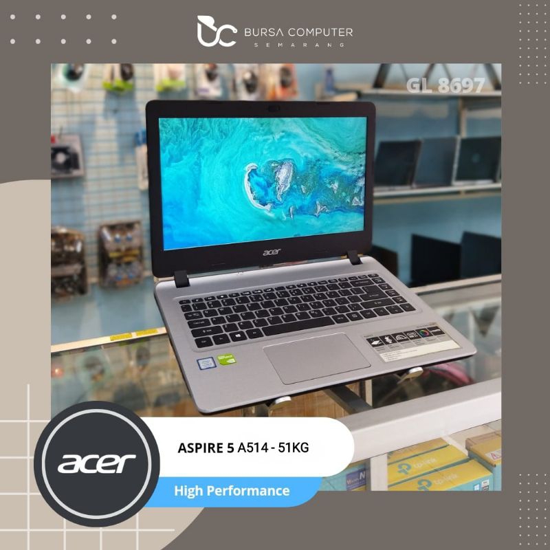 Laptop Acer Aspire 5 A514-51KG | Core i3 7020U 4GB 1TB MX230