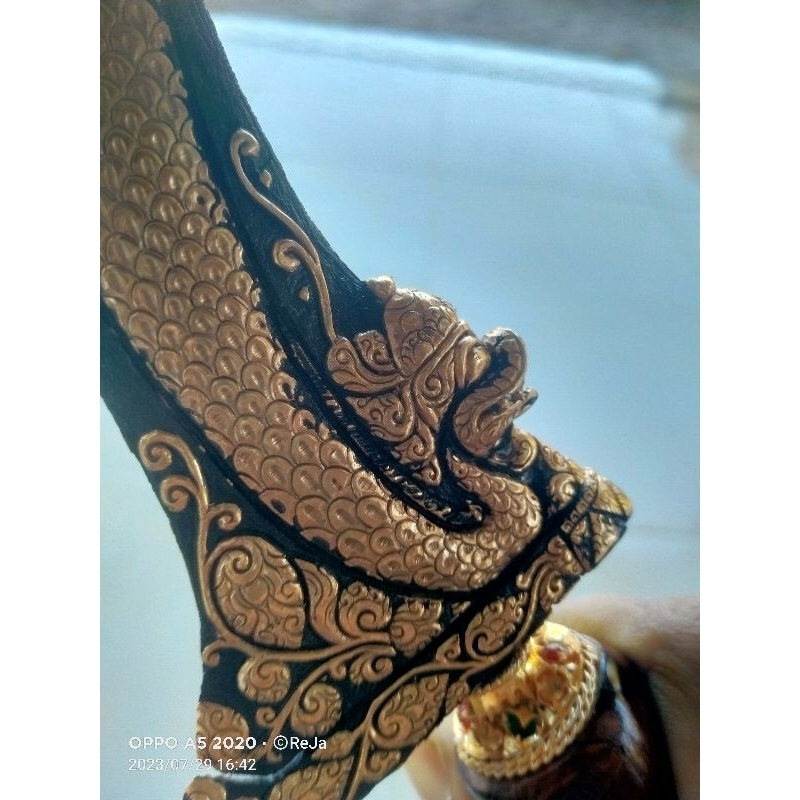 Keris nogo sapto kinatah kamarogan