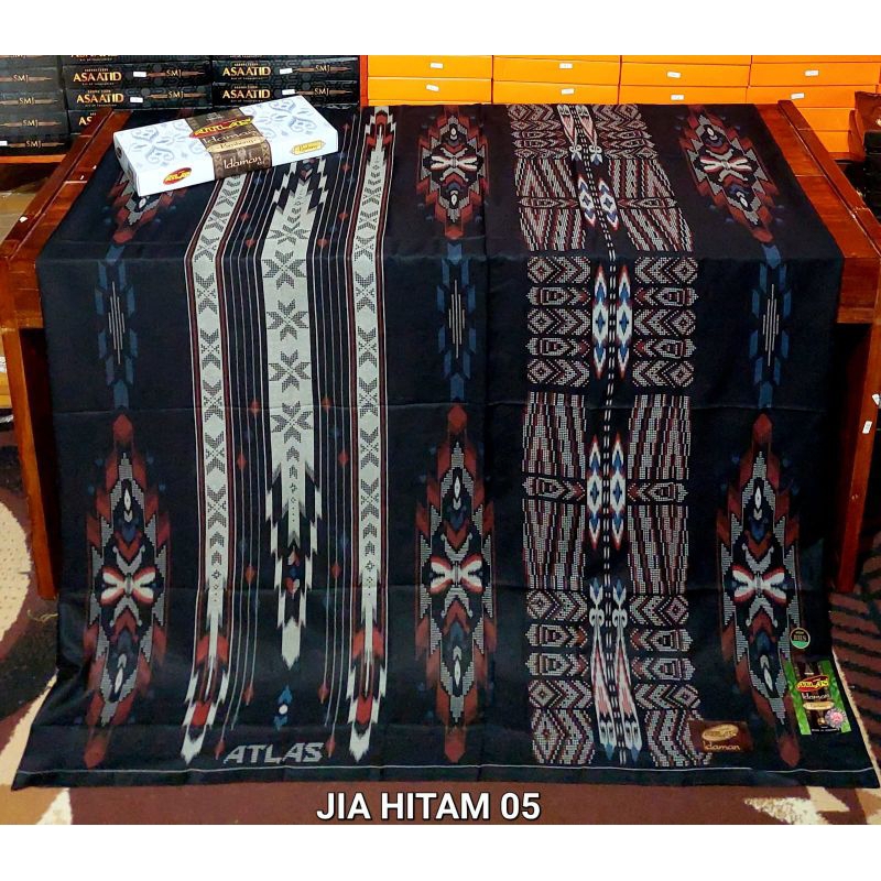 Sarung Atlas Idaman Harmoni Kembang Terbaru Kualitas Gold.Legenda Favorite Serasi Kawung Motif BHS B