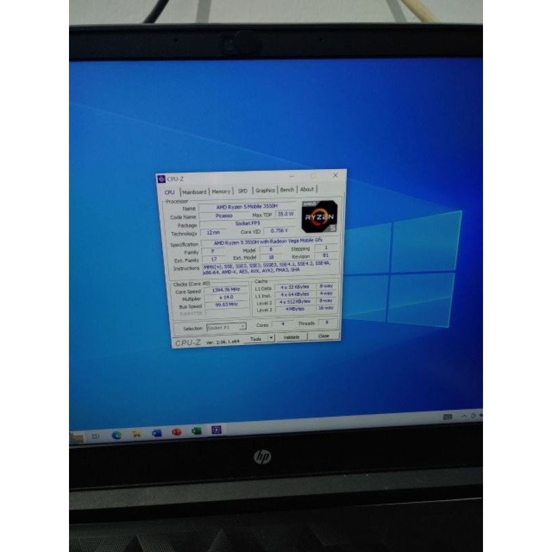 Laptop Hp Pavalion Gaming Gtx 1650 ryzen 5