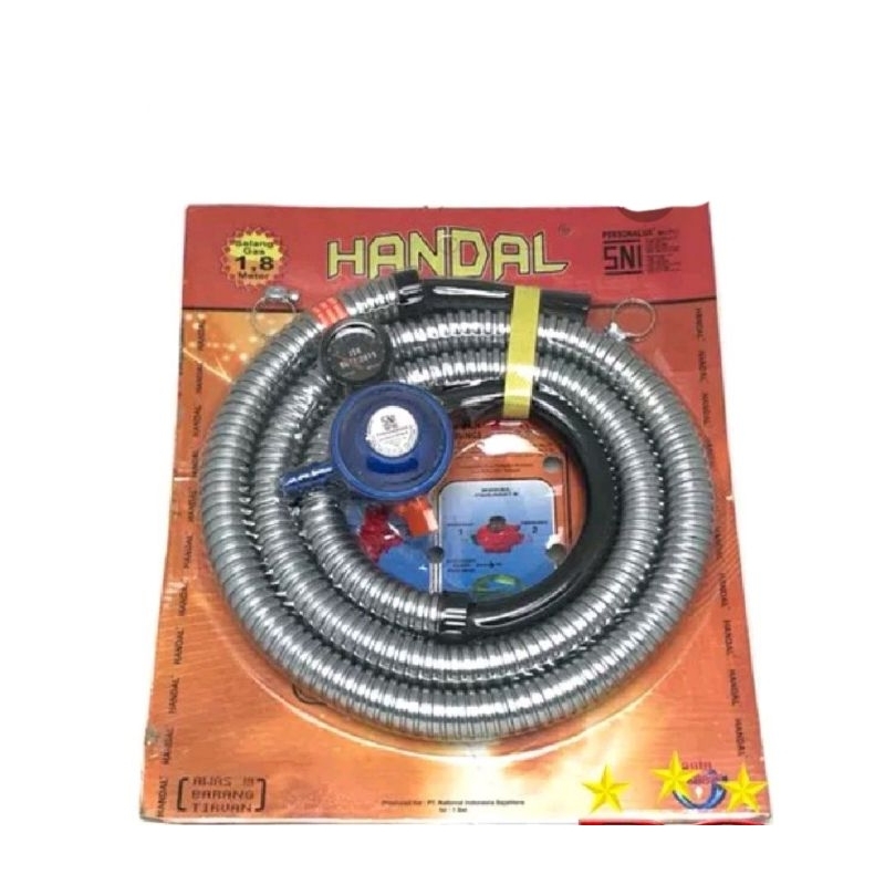 Selang Regulator Paket Handal Selang Regulator Gas Handal + Selang Fleksibel