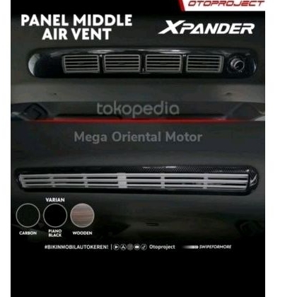 panel middle air Vent AC row 2 new Xpander 2021-2022