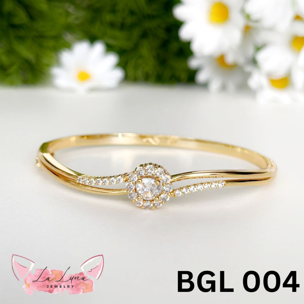 BGL 004 XUPING ASLI GELANG BANGLE BUNGA TUNGGAL