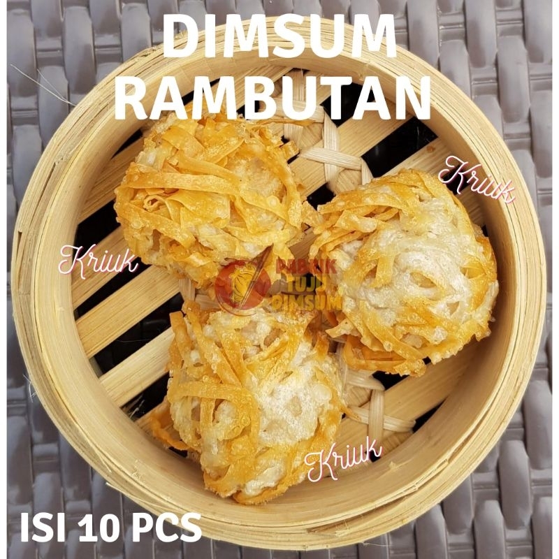 

DIMSUM RAMBUTAN ISI 10 PCS / HALAL
