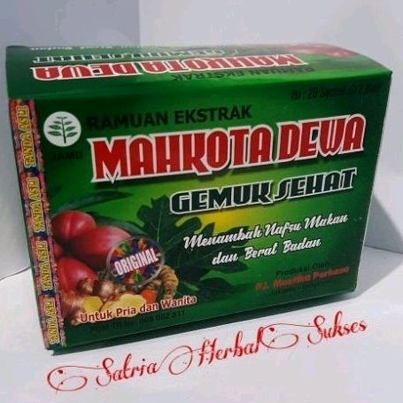 Kapsul Gemuk Sehat Mahkota Dewa