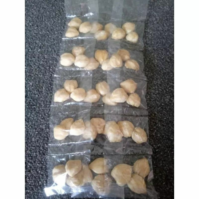 

6 Renceng kemiri belah isi 5 pcs prenceng