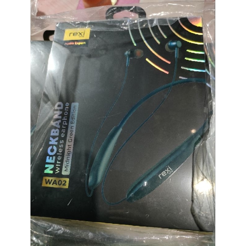 Rexi earphone headset handsfree WA02 bluetooth