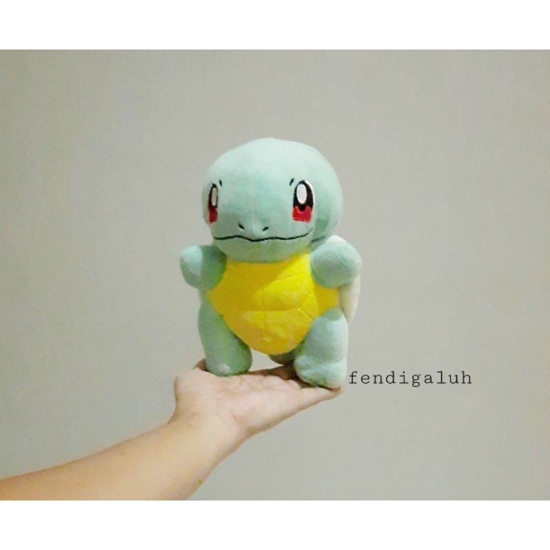 Boneka Pokemon Kura Squirtle Size 20 cm/ Boneka Pokemon/ Squirtle