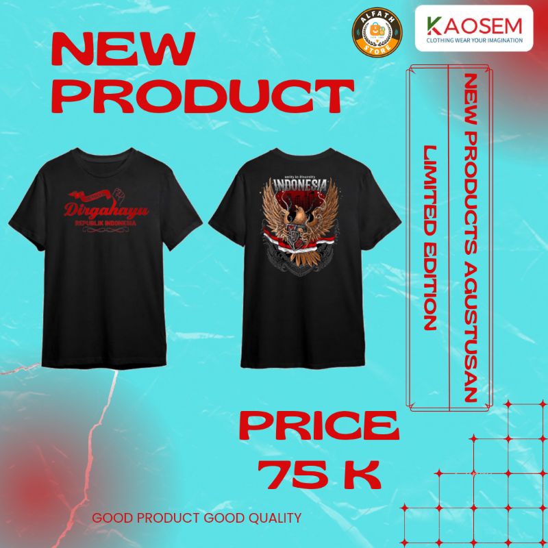 T-SHIRT 17 AGUSTUS/ KAOS KARANG TARUNA/ KAOS OBLONG 17 AGUSTUS/ KAOS 17 AGUSTUS