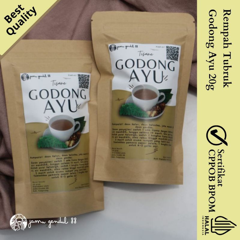 

Harmony Greens Tea - Godong Ayu - Teh Rempah Rimpang Herbal - Herbal Blend by JamuGendul88 Pouch20gr