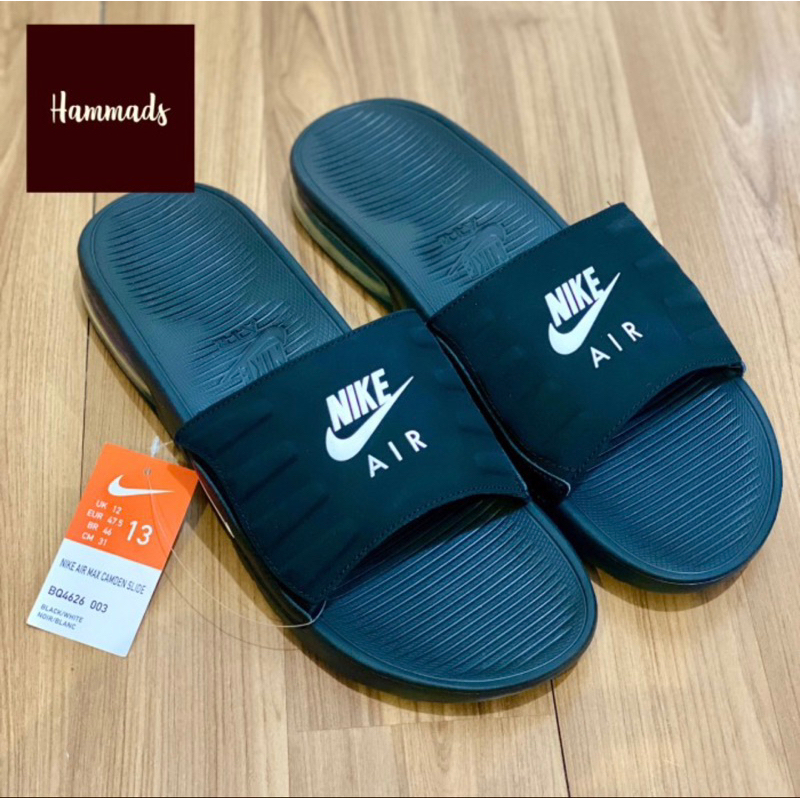 Nike Air Max Camden Slide Back/White - Big Size US 13