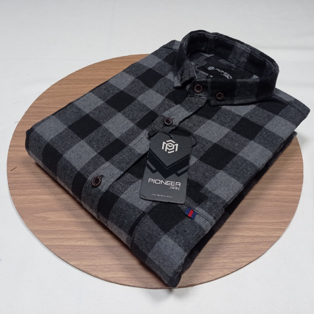 Kemeja Flanel Pria Impor Lengan Pendek Distro Premium / Kemeja Casual Pria Dewasa / Kemeja Kotak Kot