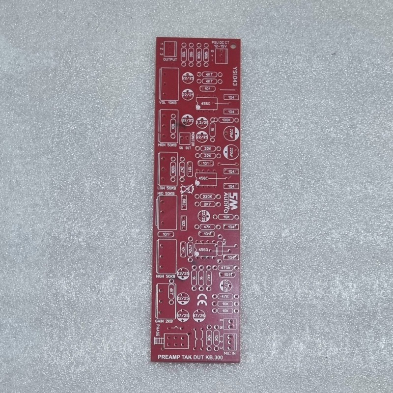 PCB Pre Amp KB300 Kendang Peavey