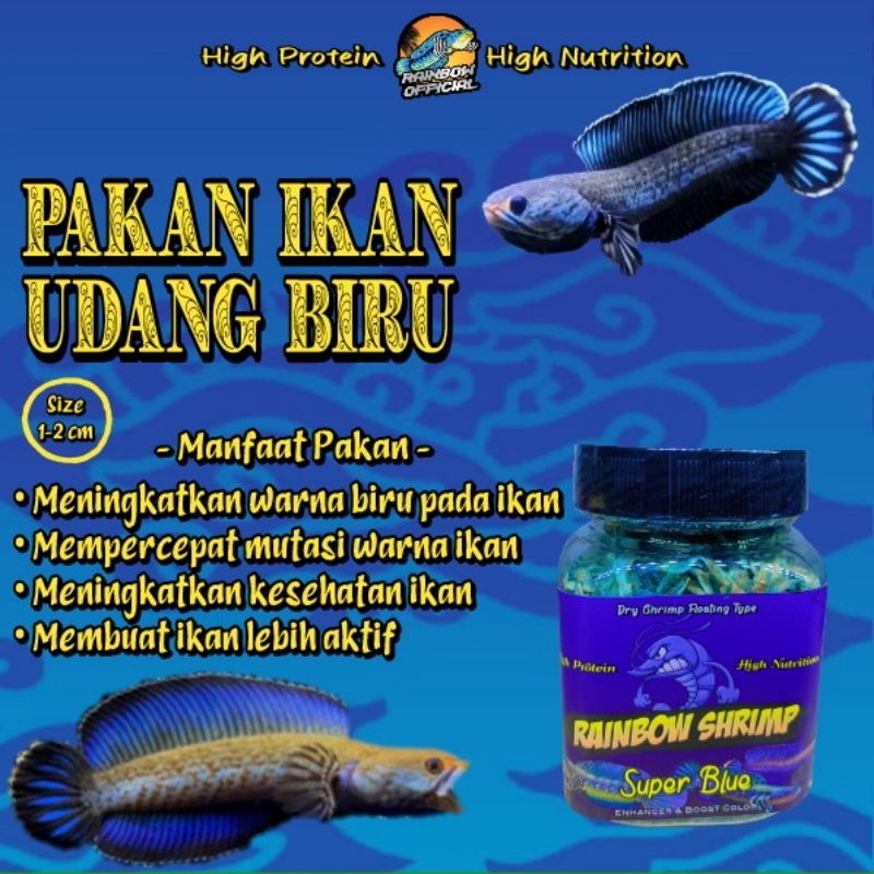 UDANG KERING PAKAN IKAN CHANNA