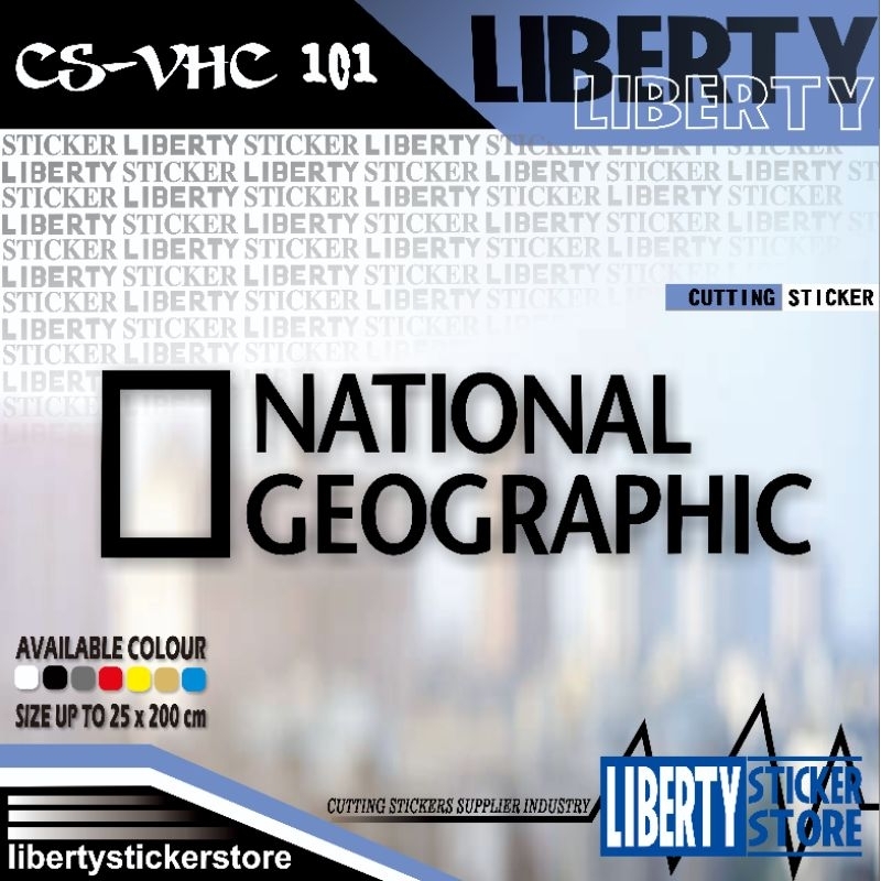 bebas pilih warna dan ukuran cutting national geographic channel | cutting stiker national geographi