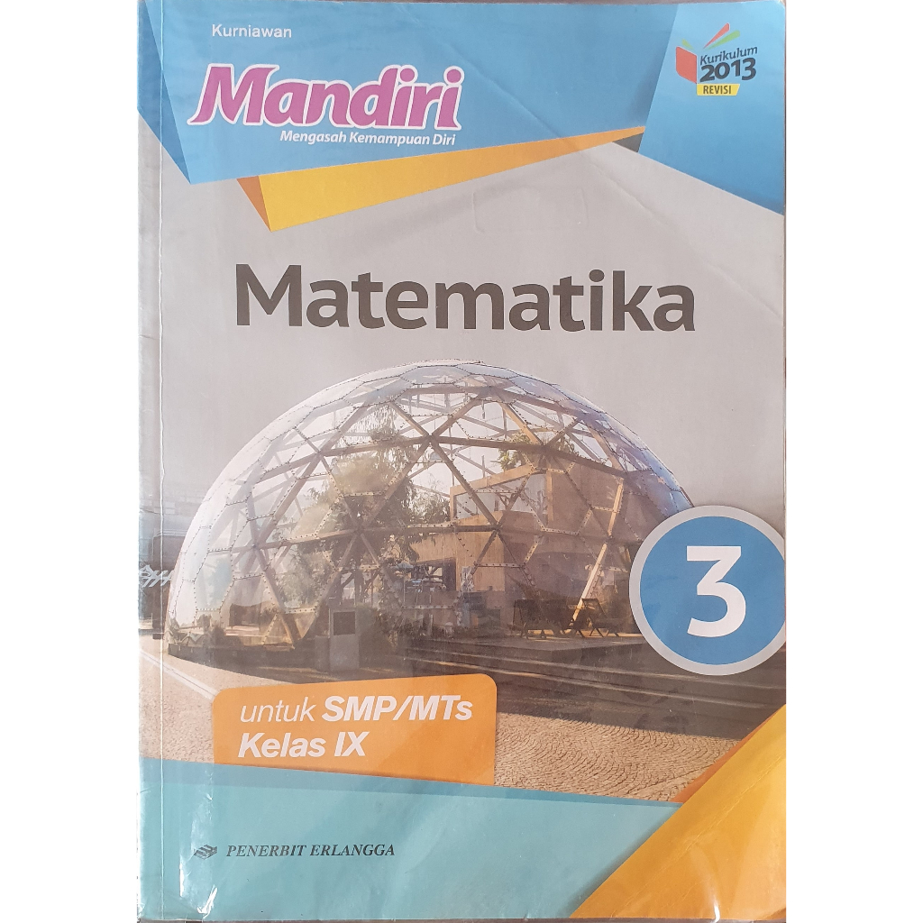 Buku Mandiri Matematika Erlangga SMP Kelas 9 Buku Sekolah