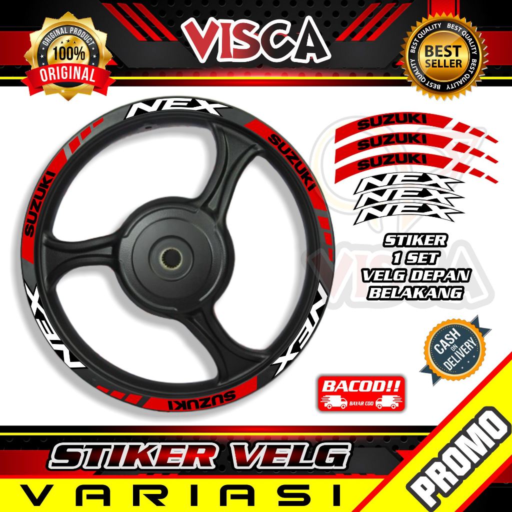 Stiker Velg List Velg Motor Stiker Velg NEX