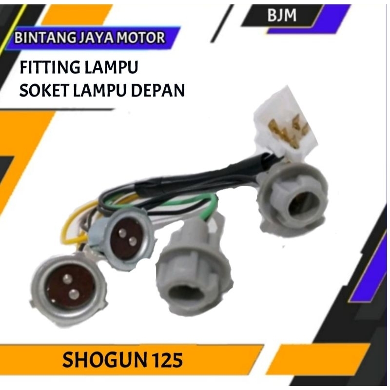 FITTING / COP / SOCKET / SOKET LAMPU DEPAN SHOGUN125