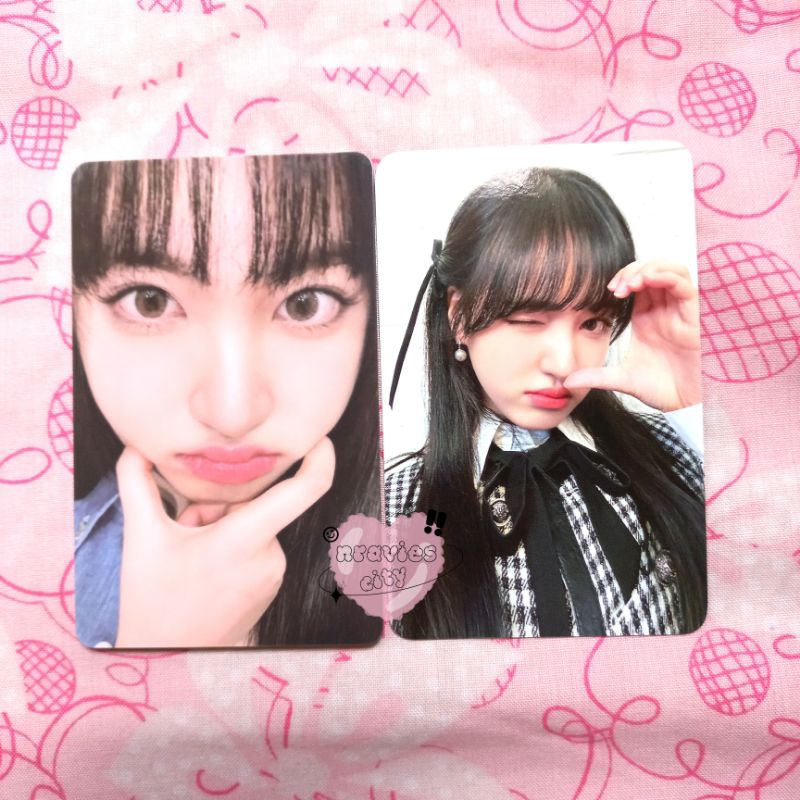 [READY] PHOTOCARD OFFICIAL LIZ IVE LUCKYDRAW LD WITHMUU ZOOM