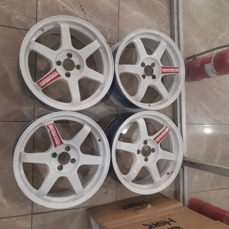 VELG MOBIL BEKAS TE37 RING 17 4X100 ET 38 LEBAR 7.5
