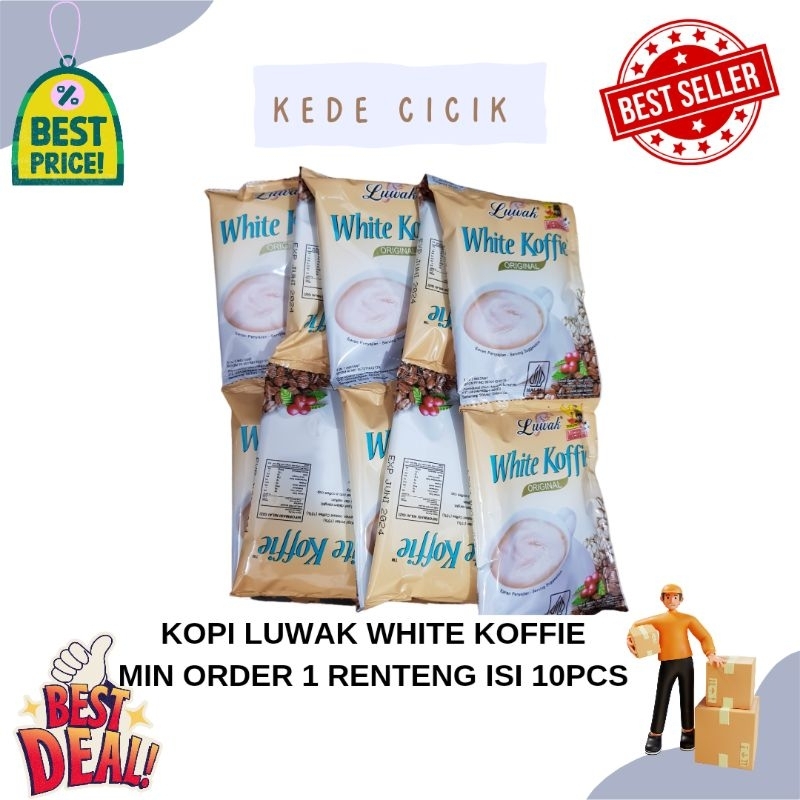 

KOPI LUWAK WHITE KOFFIE (1RENTENG)