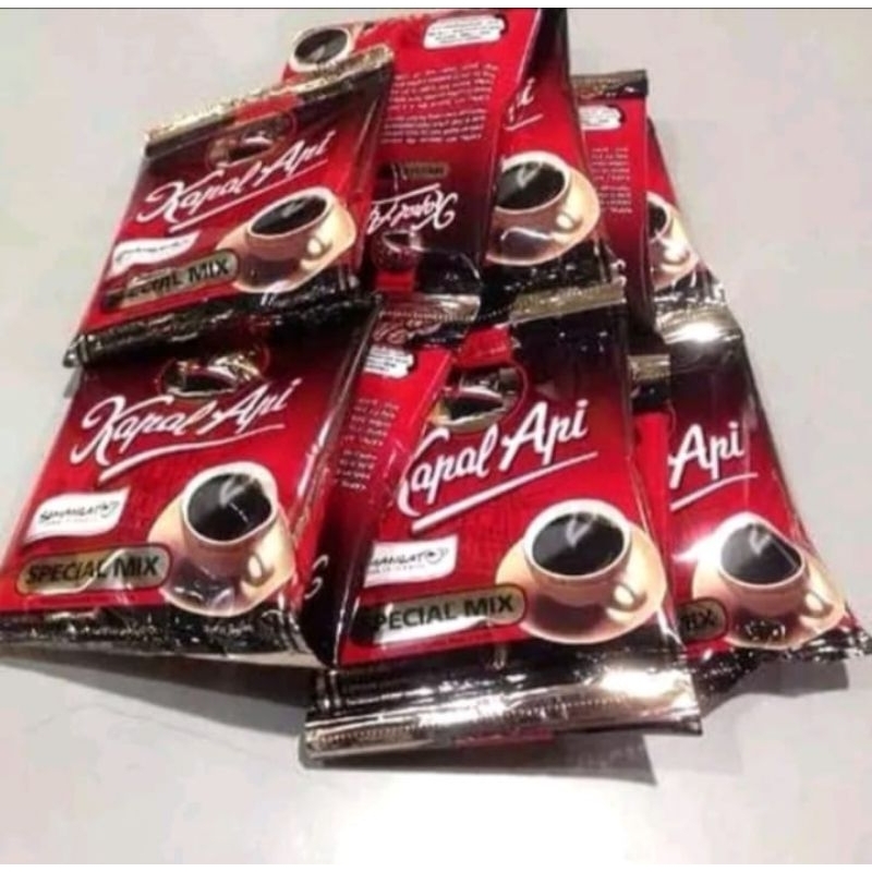 

Kopi kapal Api Special Mix 1 renteng isi 10 sachet @23gr