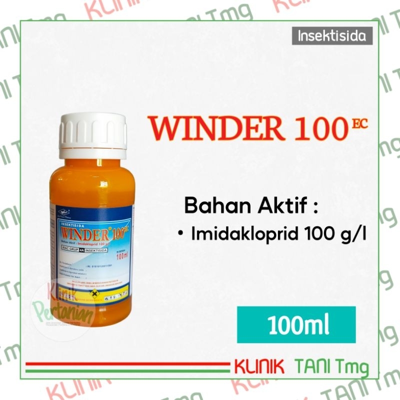 WINDER 100EC - 100ml | INSEKTISIDA SISTEMIK BERBAHAN AKTIF IMIDAKLOPRID 100 g/l | OBAT WERENG | OBAT