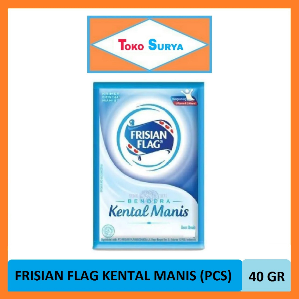 

Frisian Flag Susu Bendera Kental Manis Sachet 38 Gr