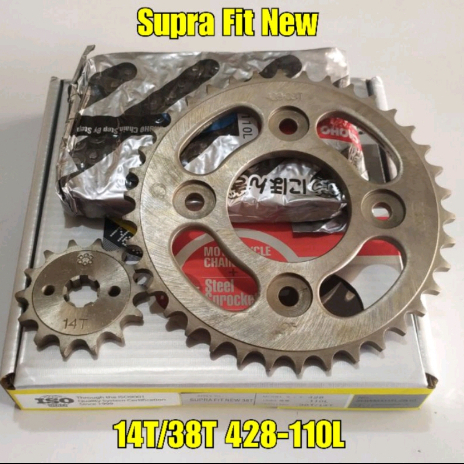 Choho Gear Paket Set Honda Custome 38T Supra Fit New Revo Karisma Kirana Blade Supra X 125 New F1 42