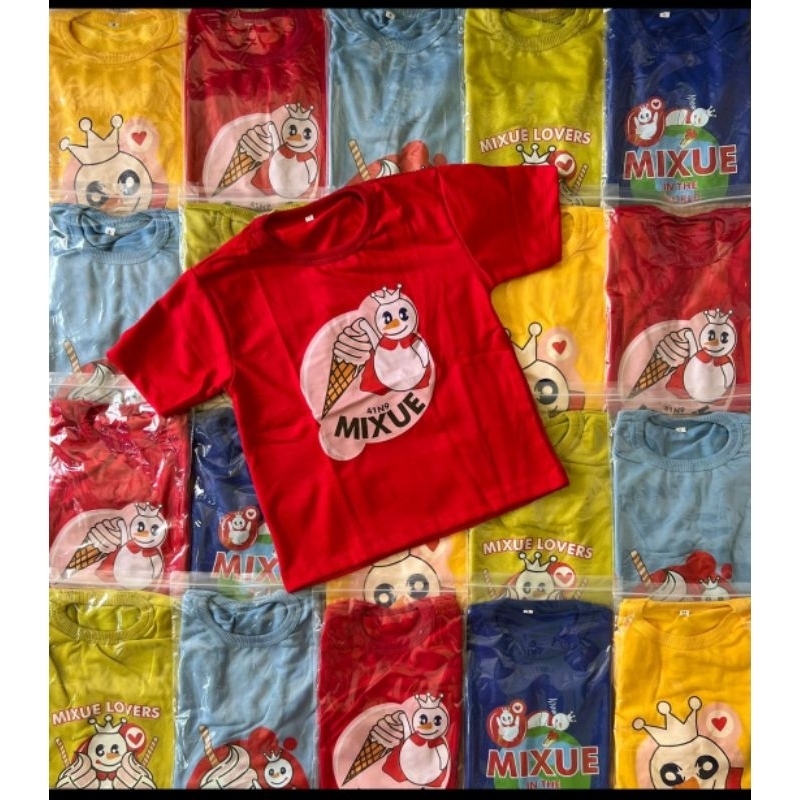 KAOS MIXUE ANAK/KAOS ANAK/KAOS MIXUE CEWEK COWOK