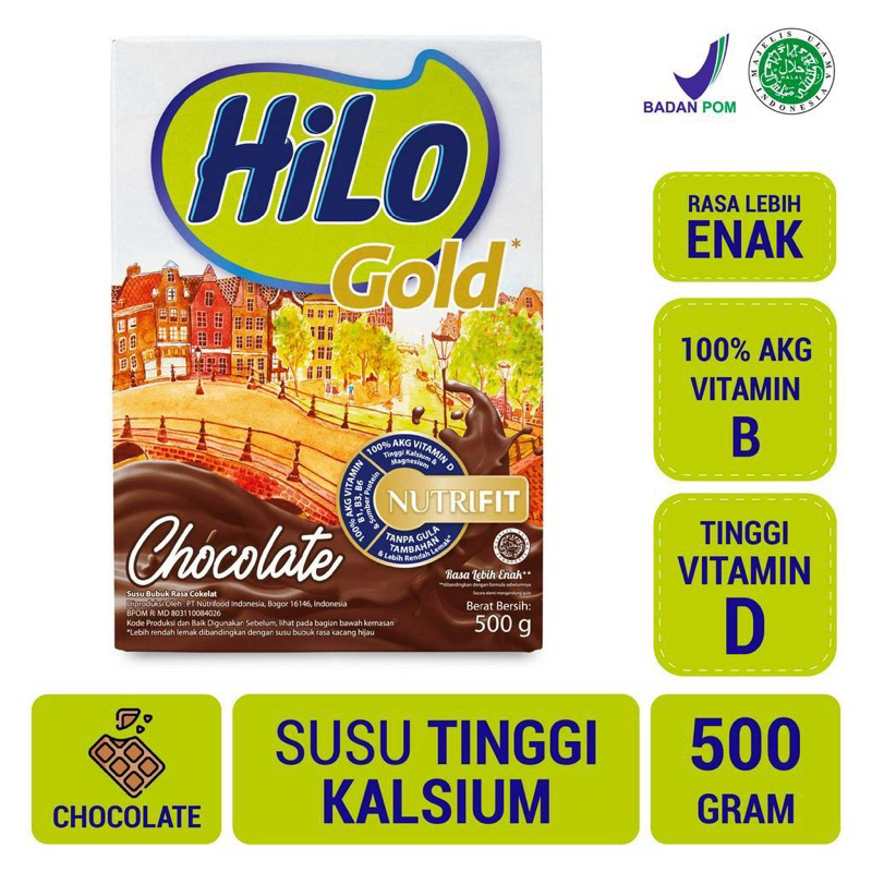

HILO GOLD CHOCOLATE VANILA 500g | PROMO HARGA TERMURAH
