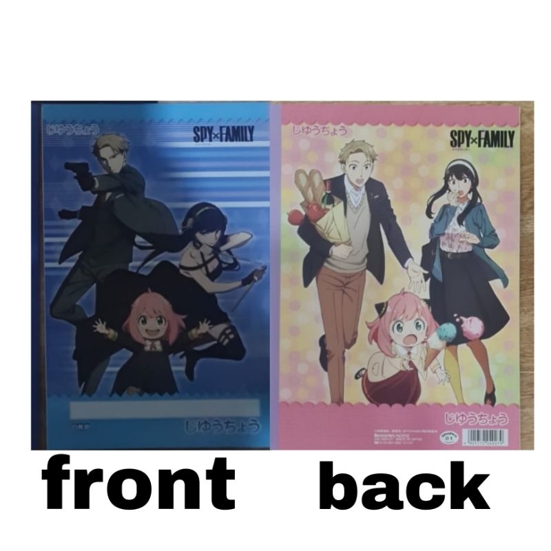 

Notebook B5 Spy x Family Official Merchandise Original from Japan