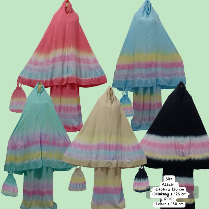 MUKENA BALI/MUKENA JUMBO/MUKENA TIEDYE PELANGI/MUKENA LARIS