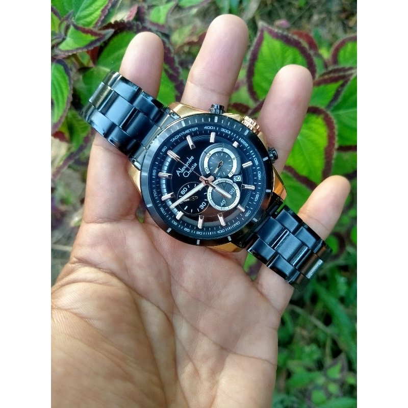 jam tangan alexandre christie 6452 MC second original