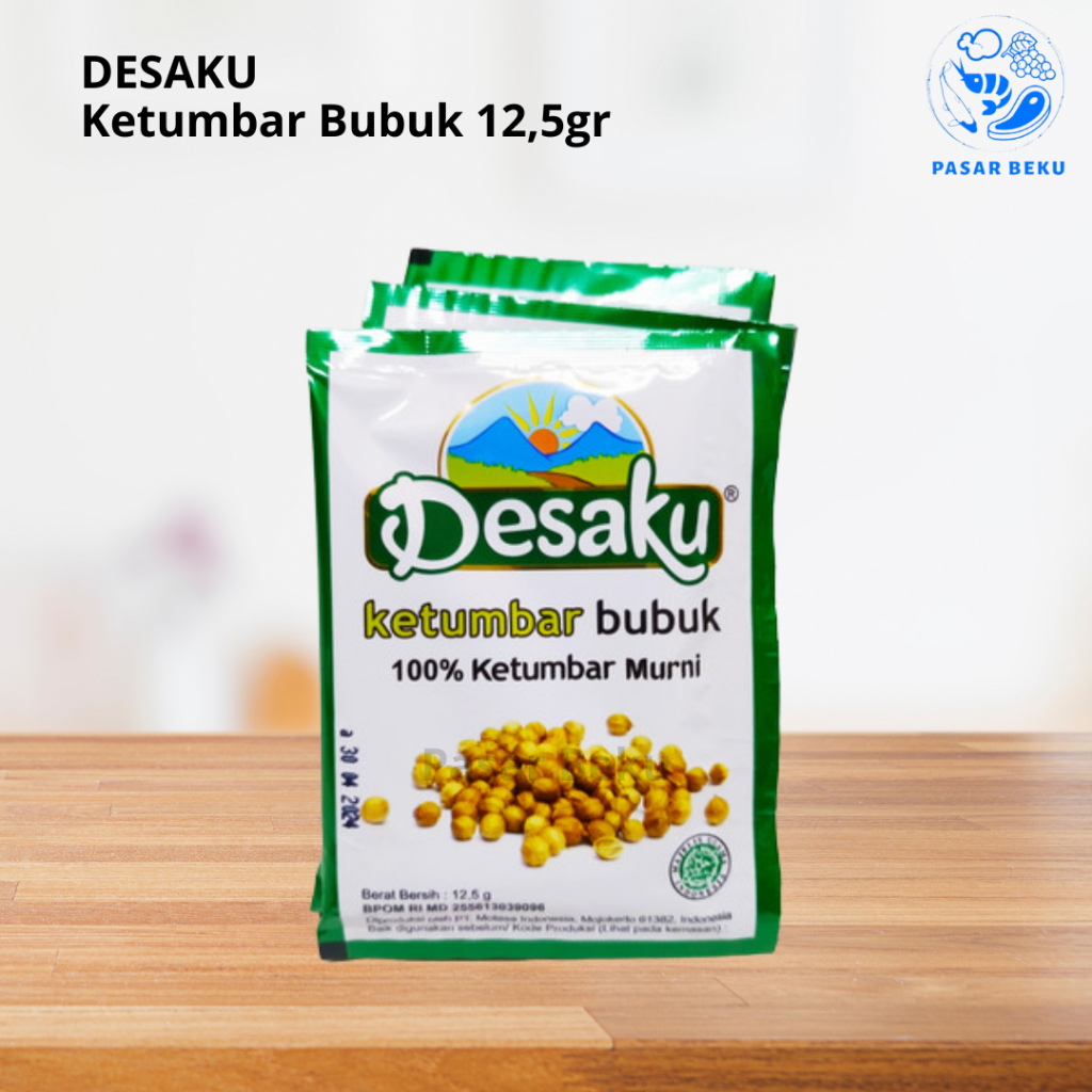 

Desaku Ketumbar Bubuk 12,5gr Bumbu Dapur Rempah Pasar Beku Padang