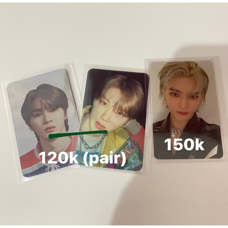 Photocard kpop official NCT 2020 Taeyong Sungchan Resonance MD & AR Tiket