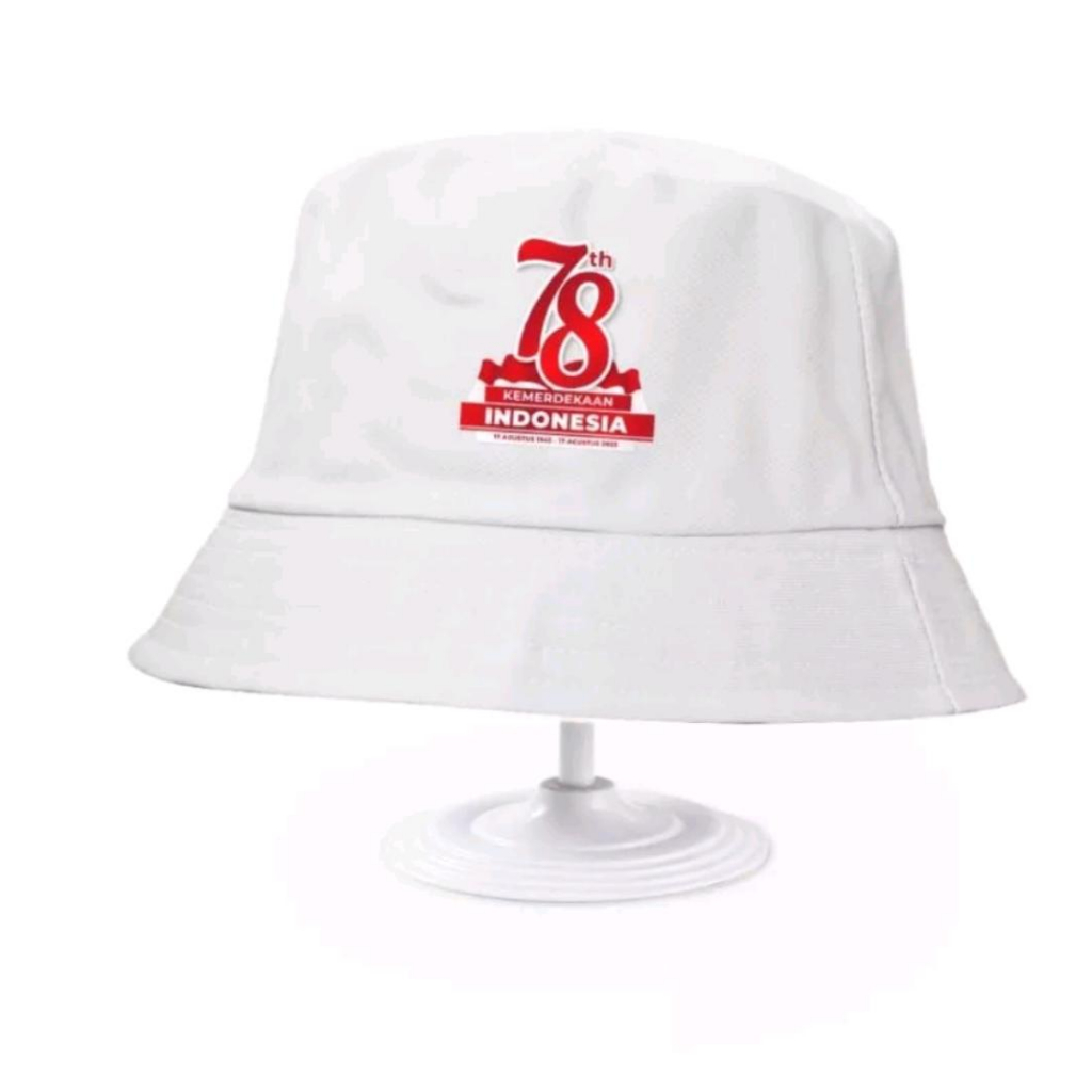 Bucket hats hari kemerdekaan indonesia HUT RI ke 78th ( 17 agustus 1945-2023 )-INDONESIA MERDEKA