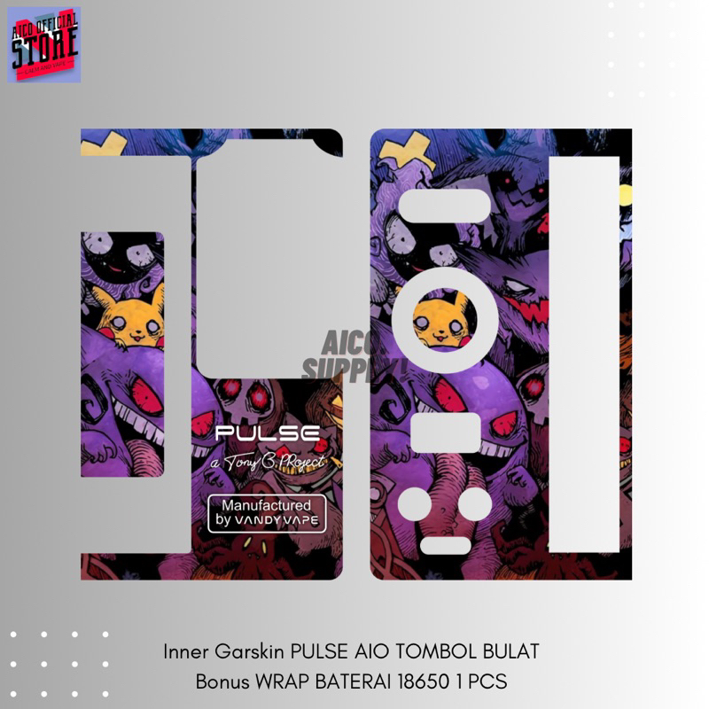 

AICO - Premium Inner Garskin Pulse Aio Tombol Bulat Original Desain V1