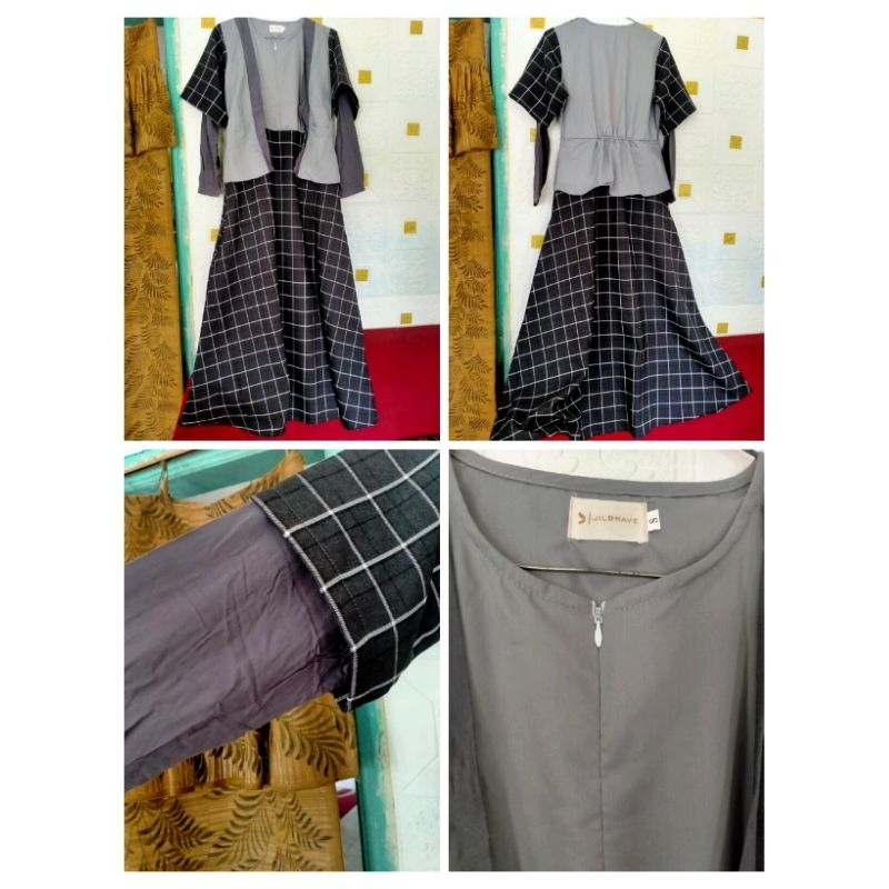 Preloved JILBRAVE ORI // Kyoko Dress 1× Pemakaian 2 jam