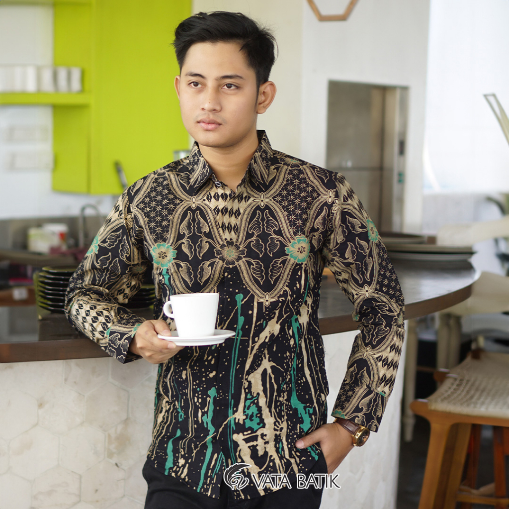 Kemeja Batik Pria Vatabatik Slimfit Premium VATA 29