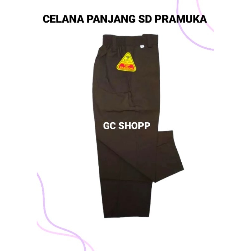 SERAGAM SEKOLAH PRAMUKA SD LAKI LAKI/CELANA PANJANG PRAMUKA SD LAKI LAKI/CELANA PANJANG SEKOLAH SD P