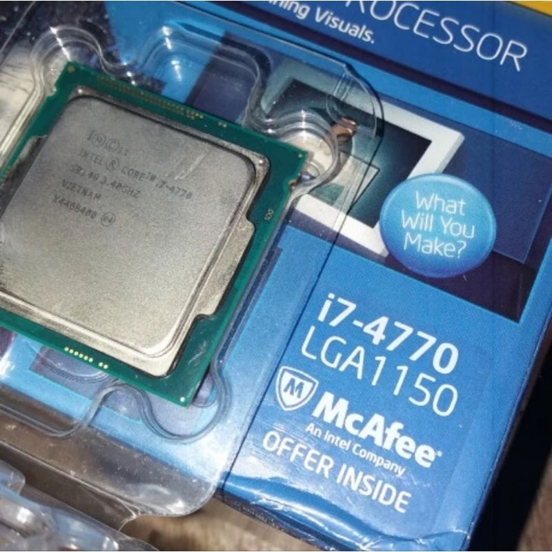 Core i7 4770 Haswell Intel Processor 1150 Gen 4