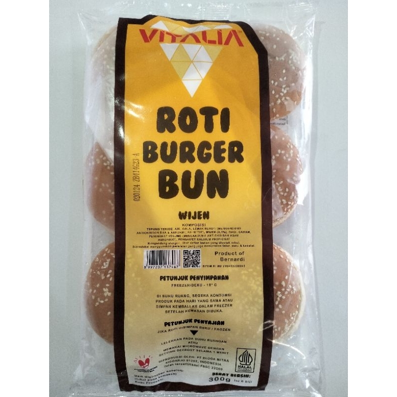 

ROTI VITALIA BURGER WIJEN (6 Pcs/300 Gram)