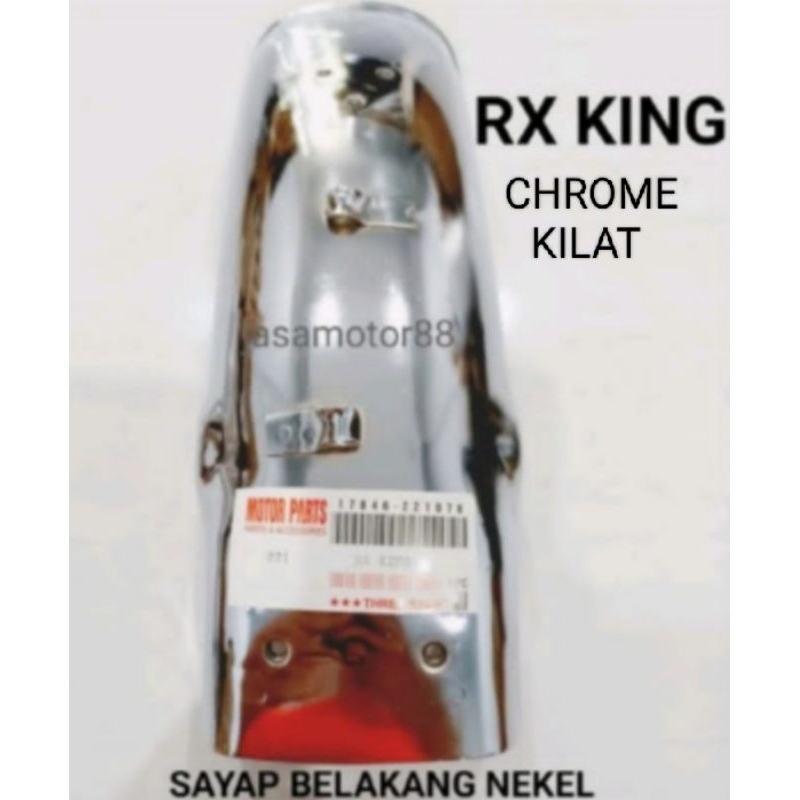 SPAKBOR SAYAP BELAKANG RX KING CHROME KILAT