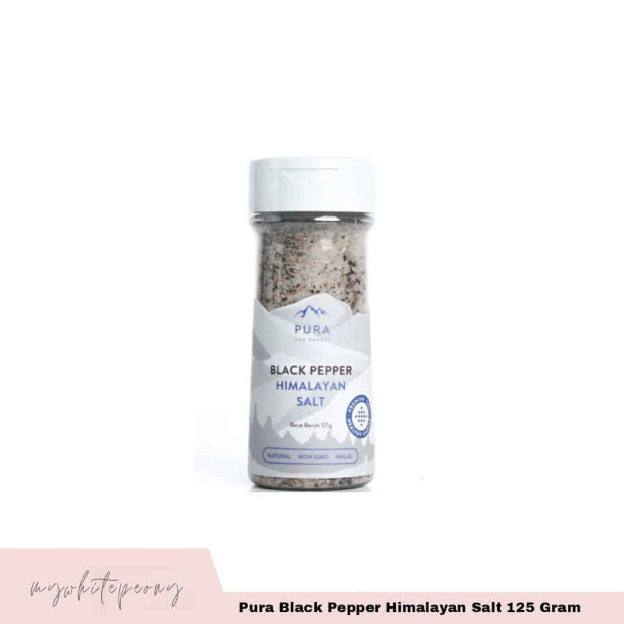 

Pura Black Pepper Himalayan Salt 125 Gram