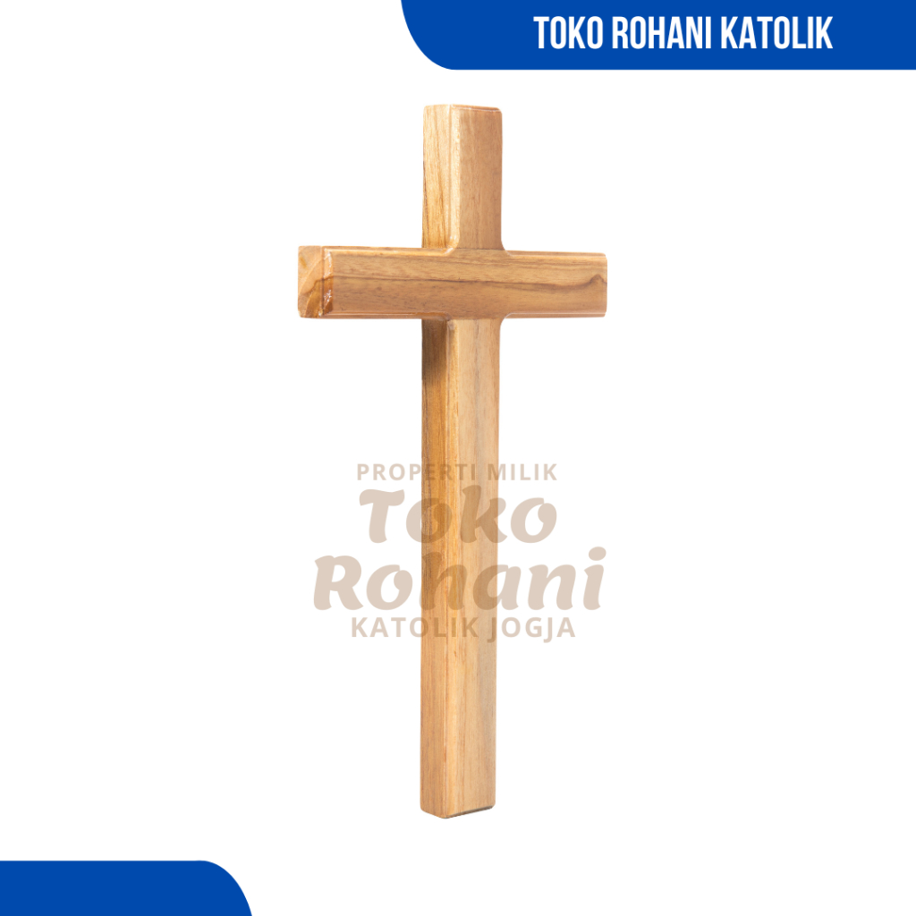 PROMO SALIB DINDING KRISTEN 25 cm / SALIB GANTUNG KRISTEN PROTESTAN/ PAJANGAN SALIB DINDING / HIASAN