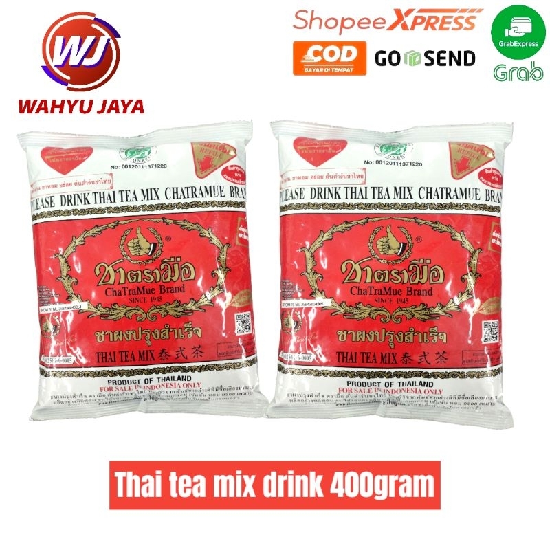 

Thai tea mix drink/minuman bubuk 400gram