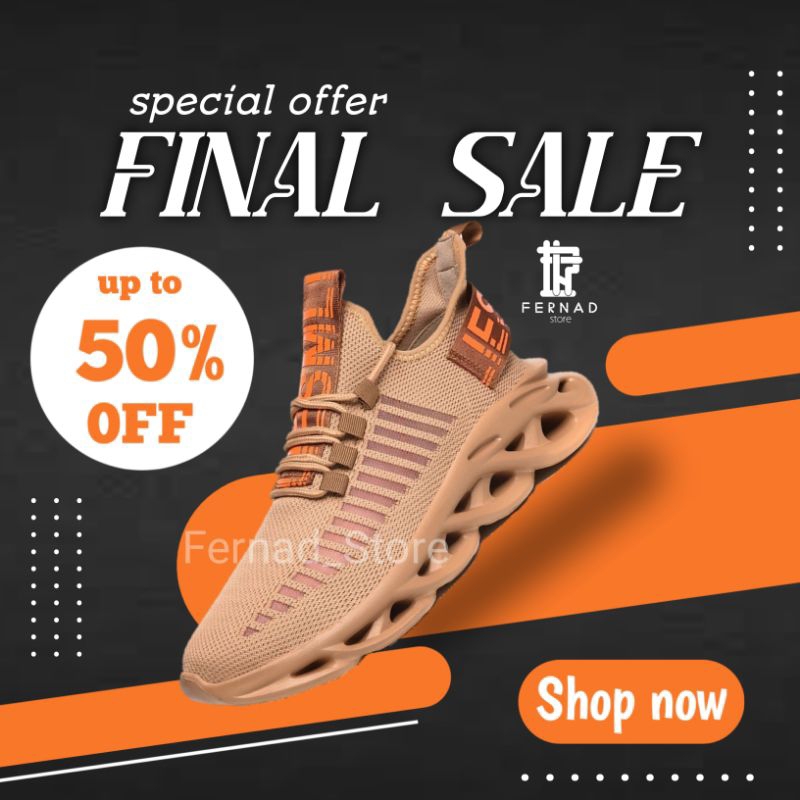 Sepatu sneaker pria import keren nyaman murah berkualitas premium