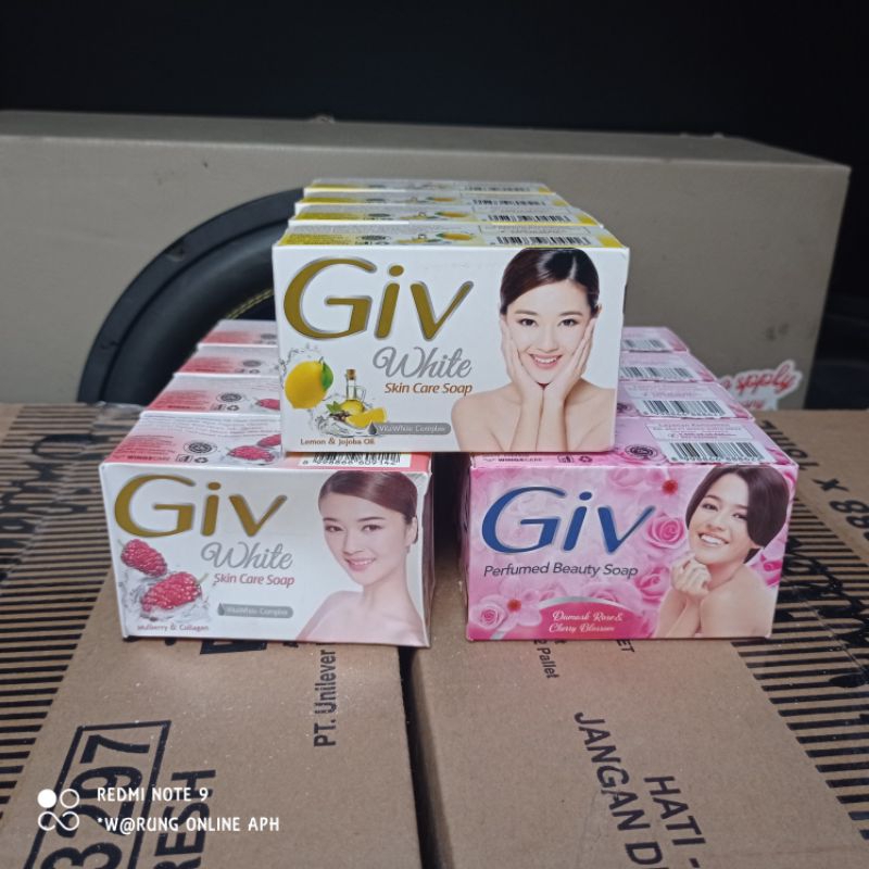 Sabun GIV Batangan isi 4 pcs Free Sabun Daia