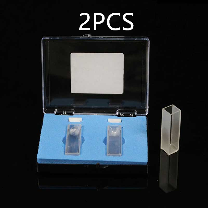 Quartz Cuvette / Kuvet Kuarsa / Kuvet Spektrofotometer 2PCS 10mm
